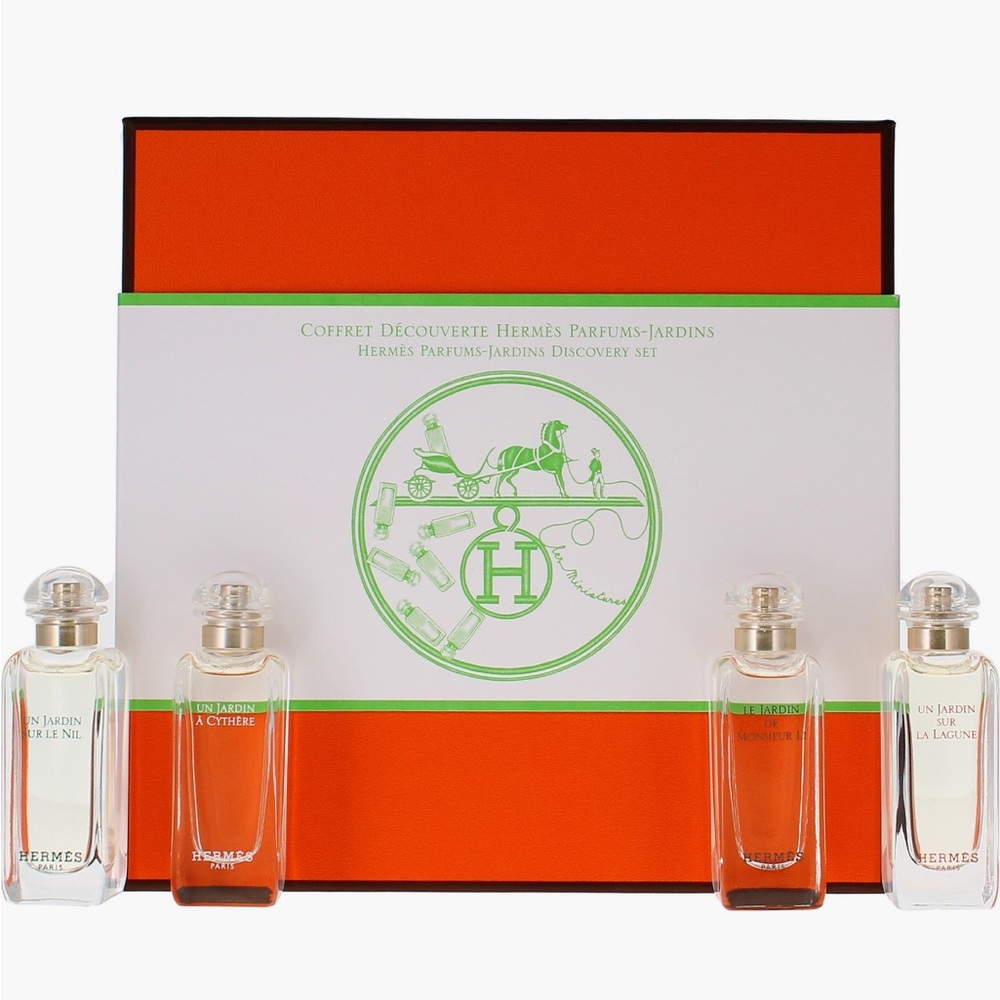 Hermes Parfums-Jardins Discovery Set - Orange and Green